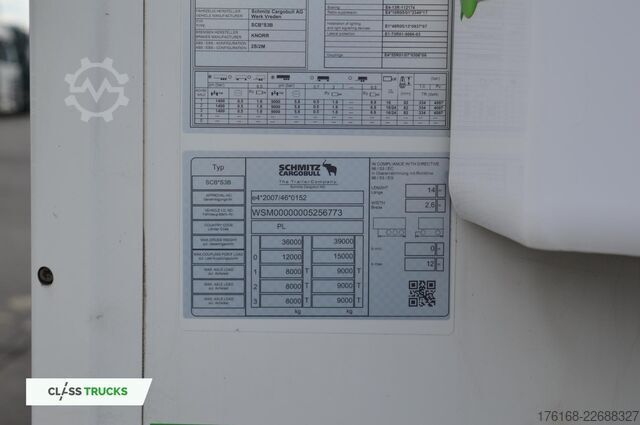 Reefer semitrailer SCHMITZ CARGOBULL SKO FP 60 ThermoKing SLXi 300