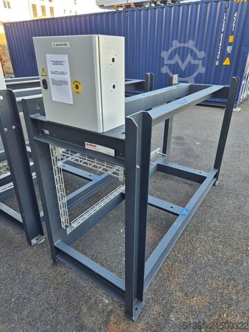 Rahmengestell/Stahlrahmen/Pumpengestell Oerlikon Leybold Vacuum GmbH (RUTA 2001 502260)