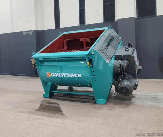 Betonmischer, Doppelwellenmischer Constmach Twin shaft mixer (concrete mixer)