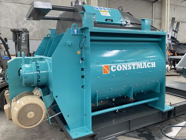 Betonmischer, Doppelwellenmischer Constmach Twin shaft mixer (concrete mixer)