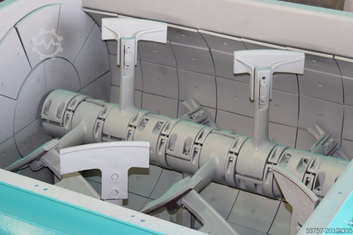 Betonmischer, Doppelwellenmischer Constmach Twin shaft mixer (concrete mixer)