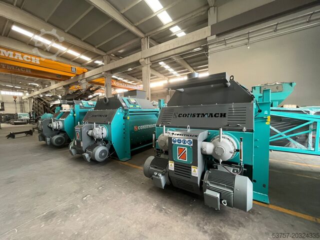Betonmischer, Doppelwellenmischer Constmach Twin shaft mixer (concrete mixer)