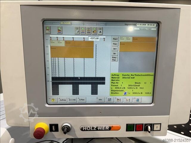 Druckbalkensäge HOLZ-HER  Cut 70 6110 -gebraucht-  Cut 70 6110