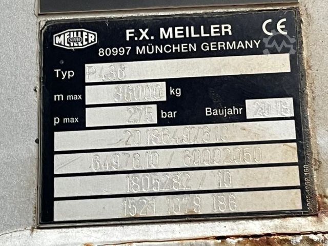 Tipper truck IVECO TRACKER AD450TW 4 Achs Muldenkipper Meiller