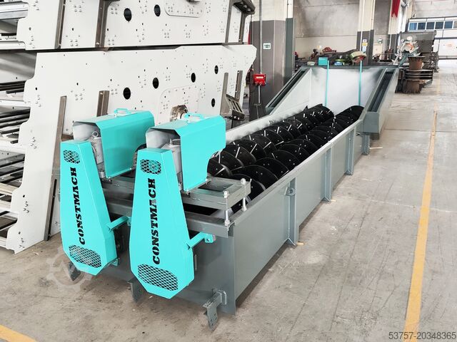 Sandwaschanlage / Kieswaschanlage Constmach Sand Washing Machines Screw sand washer (spiral sand washing)