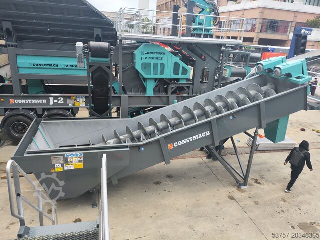 Sandwaschanlage / Kieswaschanlage Constmach Sand Washing Machines Screw sand washer (spiral sand washing)