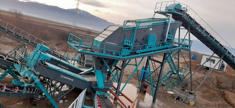 Sandwaschanlage / Kieswaschanlage Constmach Sand Washing Machines Screw sand washer (spiral sand washing)
