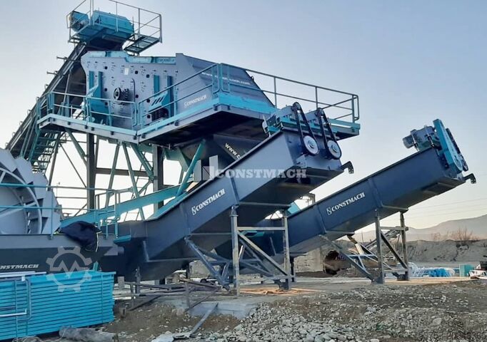 Sandwaschanlage / Kieswaschanlage Constmach Sand Washing Machines Screw sand washer (spiral sand washing)