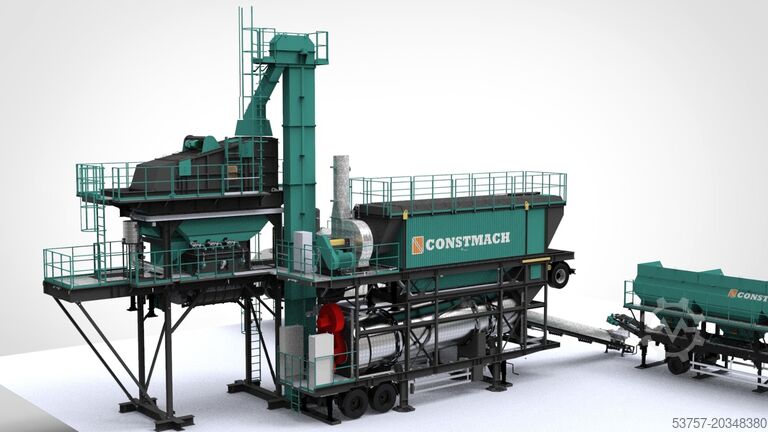 Asphaltmischanlage / Asphaltanlage Constmach Asphalt Plant Mobile 160 TPH drum mix asphalt plant