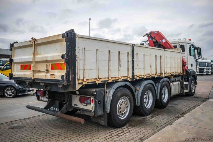 Tipper with crane MAN TGS 35.440 BB - HMF 2020K3