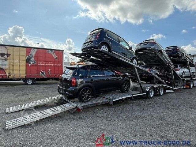 Car carrying semitrailer  Aksoylu AKT2 6er Autozug 3 Doppelstock FB 1.Hand