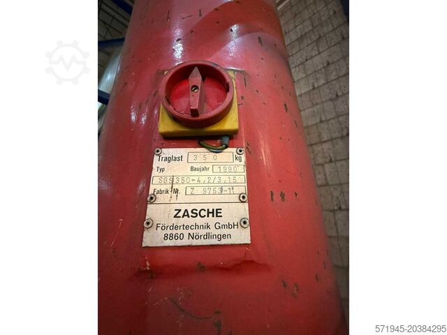 Drehkran ZASCHE knikhijskolom 4850mm 350KG