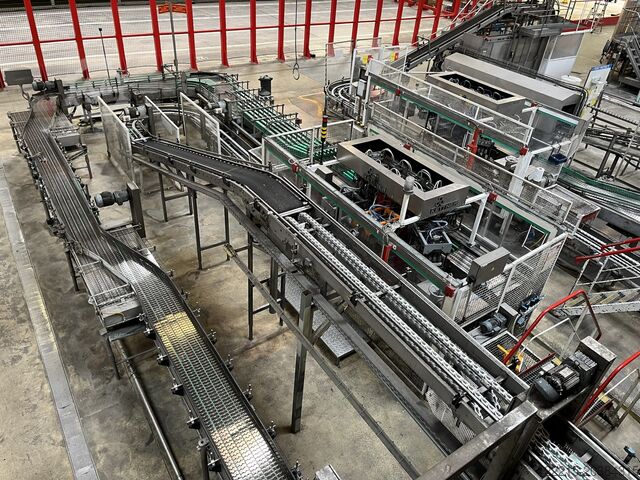 Krones Kettner Sidel Heuft, Robopac, Videojet Abfülllinie für Glasflaschen (Mehrweg) (2012) Krones Kettner Sidel Abfülllinie für Glasflaschen (Mehrweg)