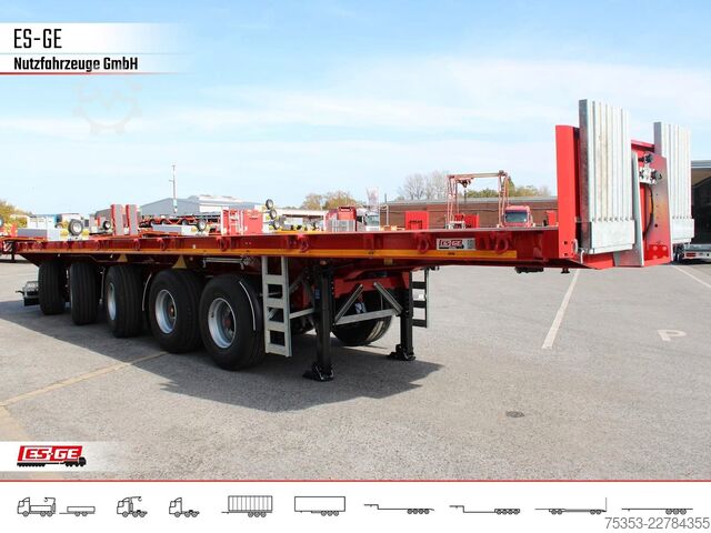 Working platform semitrailer ES-GE 5-Achs-Ballastauflieger