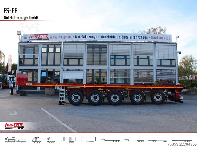 Working platform semitrailer ES-GE 5-Achs-Ballastauflieger
