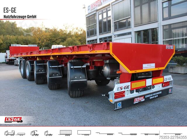 Working platform semitrailer ES-GE 5-Achs-Ballastauflieger