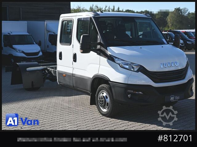 Transporter mit Kipper IVECO Daily 50C18 Doka Fahrgestell, Klima, Nebenantireb, 7-Sitzer