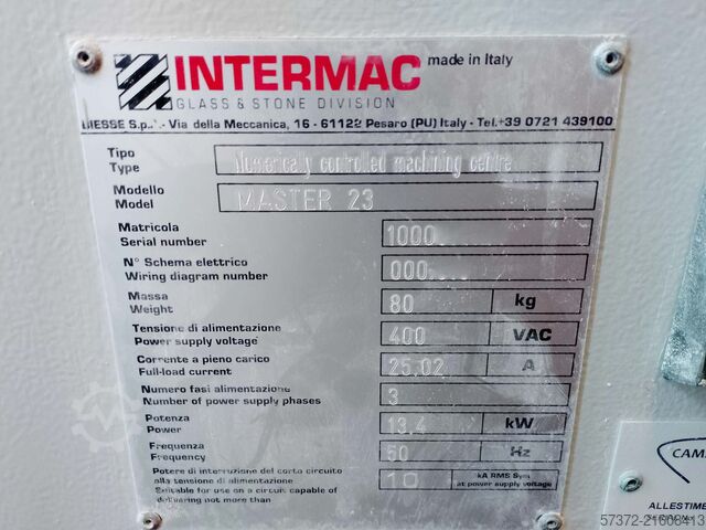 CNC Machining Center Intermac Master 23