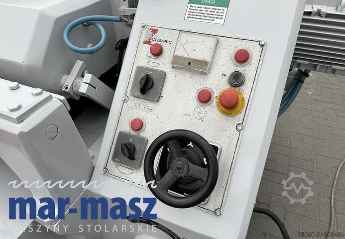 Mehrblattkreissäge mit Kettenförderer, Kettenbreite 400 mm, Höhe 160 mm Cosmec SM 400 400/160