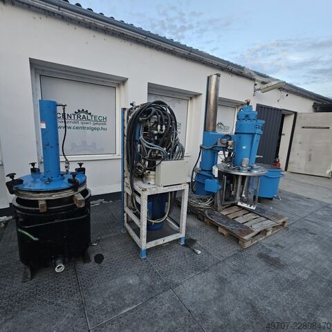 Hydraulik-Doppelwellenmischer Cox Paragon h25 30kw 210liter 