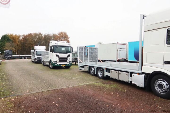 Autotransporter Mercedes-Benz Actros 1936 LL Machine Oprijwagen