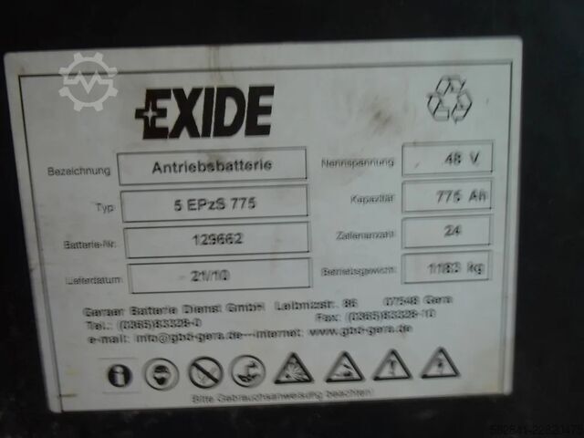 Electric 4-wheel forklift LINDE E 20 P