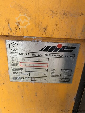 Palettenstapler Mic GL 100 Hochhubwagen