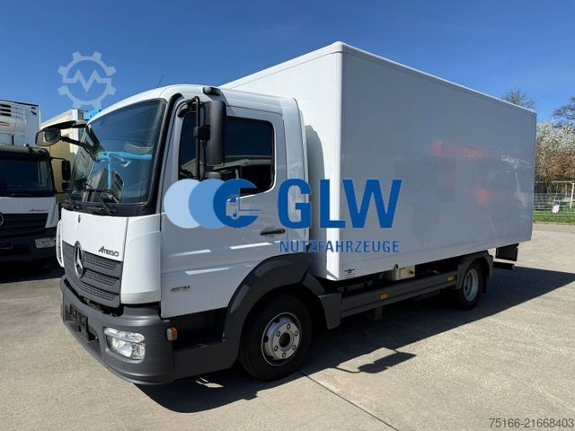 Box van MERCEDES-BENZ ATEGO 821 L Koffer 4,9 m LBW 1 to.*Kofferheizung