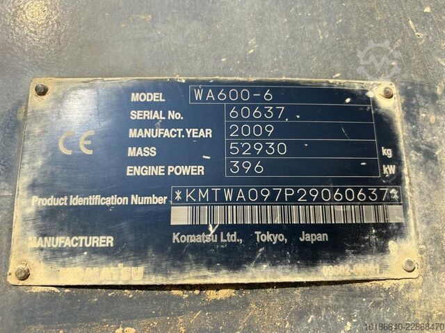 Komatsu WA600-6 Komatsu WA600-6
