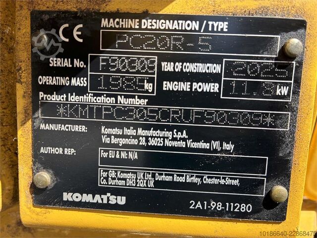 Komatsu PC20R-5 Komatsu PC20R-5