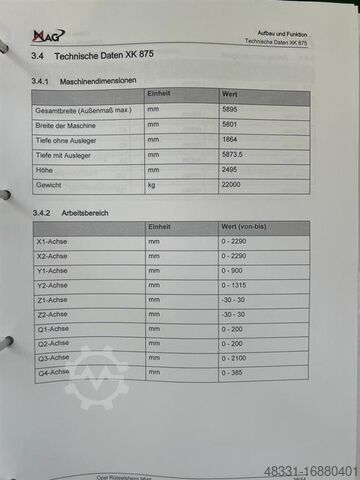 Cold Rolling Machine EXCELLO XK 875