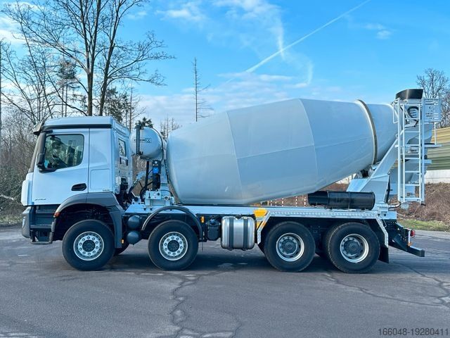 Concrete mixer truck MERCEDES-BENZ Arocs 5 3743 8X4 / Euro6e EuromixMTP EM 10 L