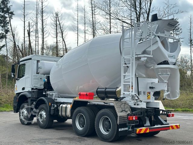 Concrete mixer truck MERCEDES-BENZ 4145 8X4 EuromixMTP EM 10 Fahrmischer