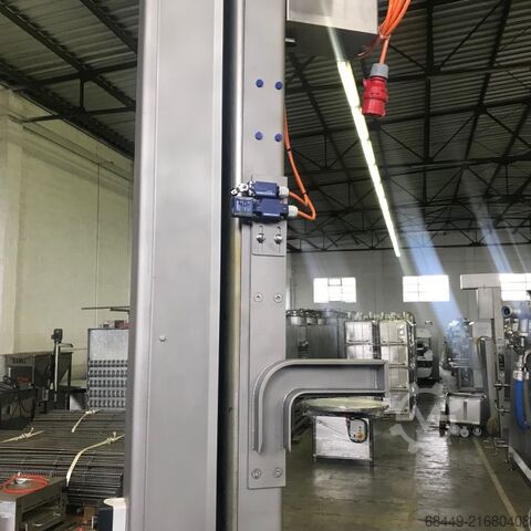 Mobile Beschickung für 200L Normwagen Barsso mobiele lift voor 200L normwagens