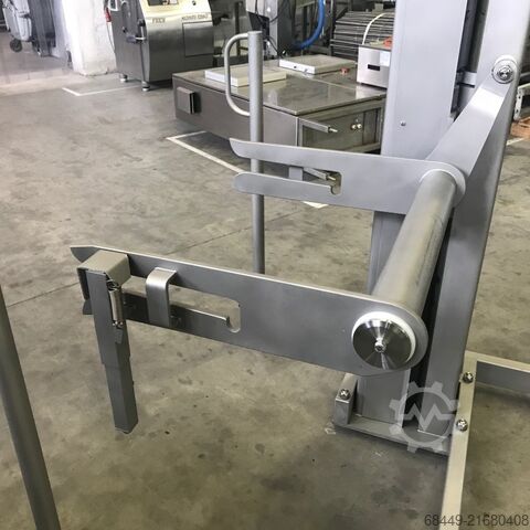 Mobile Beschickung für 200L Normwagen Barsso mobiele lift voor 200L normwagens