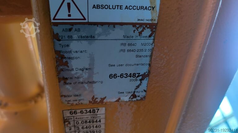 Industrieroboter ABB IRC5 IRB6640-235/2.55 TESTED PAINTED