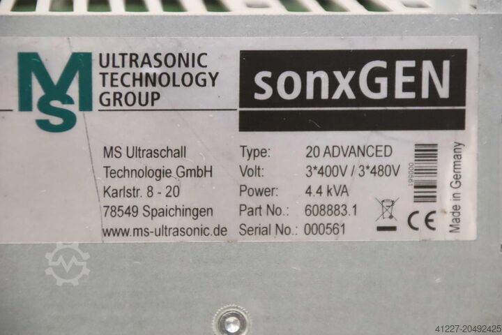 Ultraschallgenerator 4,4 kVA MS ULTRASONIC 20 ADVANCED