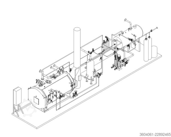 Mobile steam boiler plant I.VAR Industry S.r.l. BHP-EN 2000