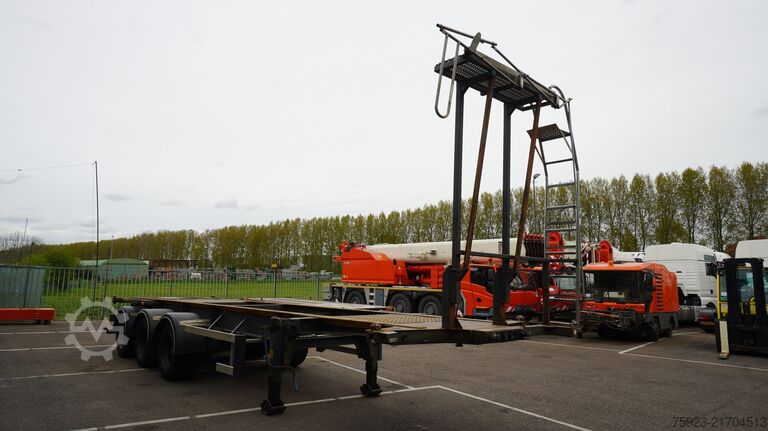 Containertransport Burg BURG Adr container transport trailer