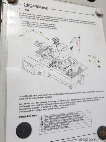 Spitzenlose schleifmaschine cnc GHIRINGHELLI APG-M/CNC 6A