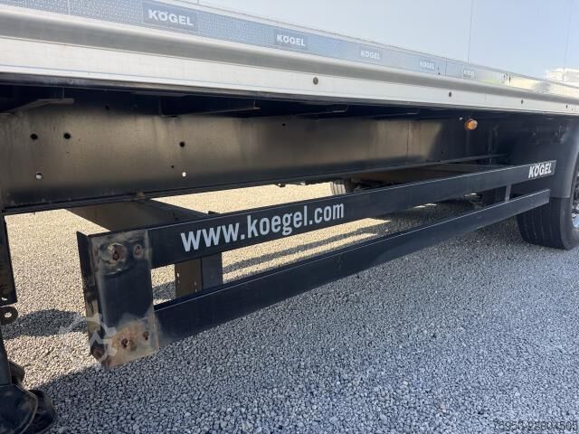 Box semitrailer Kögel S 24 Koffer mit BÄR Ladebordwand