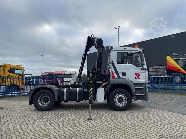 Standard tractor MAN TGA 18.310 Hiab 166 E-3 HIDUO Crane-Kran + Remo...