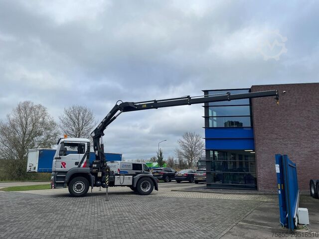 Standard tractor MAN TGA 18.310 Hiab 166 E-3 HIDUO Crane-Kran + Remo...