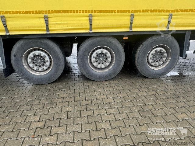 Auflieger mit Pritsche & Plane Schmitz Cargobull Curtainsider Standard
