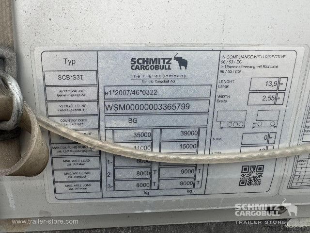 Auflieger mit Pritsche & Plane Schmitz Cargobull Curtainsider Standard