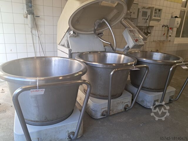 Teigknetmaschine + 3 Kessel WP UC80