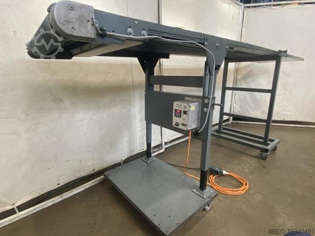Conveyor belt, belt conveyor, belt conveyor, belt conveyor, timing belt conveyor, small parts convey MFP Fördertechnik 3100 x 600