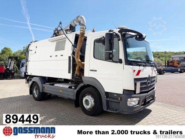 Road sweeper Mercedes-Benz Atego 1524 K 4x2, Straßenreiniger, Dachsauger,