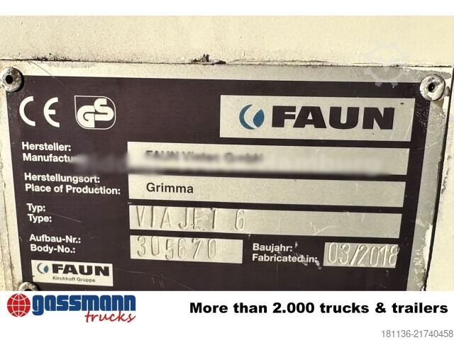 Road sweeper Mercedes-Benz Atego 1524 K 4x2, Straßenreiniger, Dachsauger,