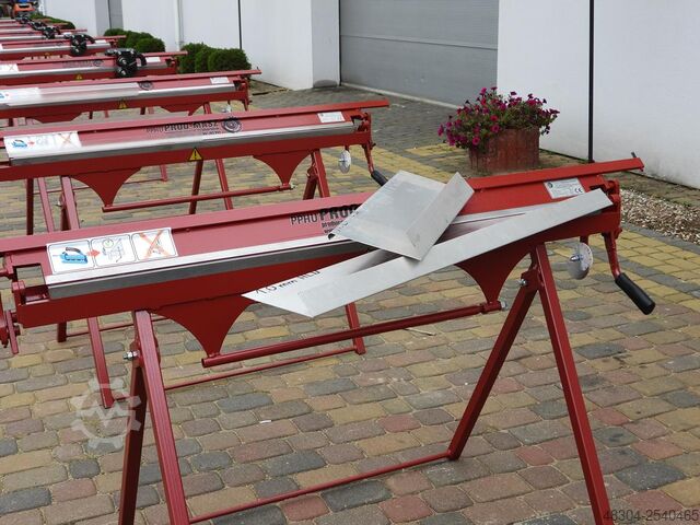 Schwenkbiegemaschine Prod-Masz Abkantbank Abkantmaschine RED-1250/0.8 mit einer Wulstmaschine